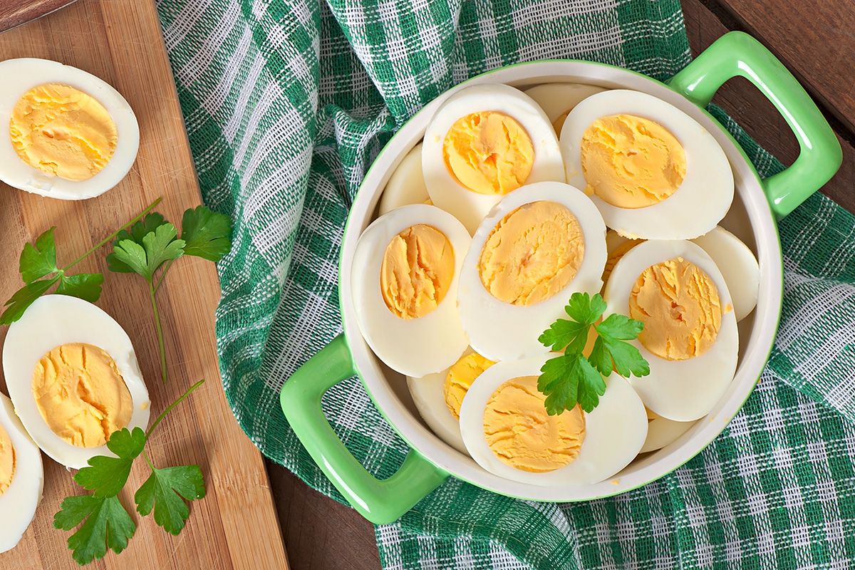 Telur makanan rendah kalori