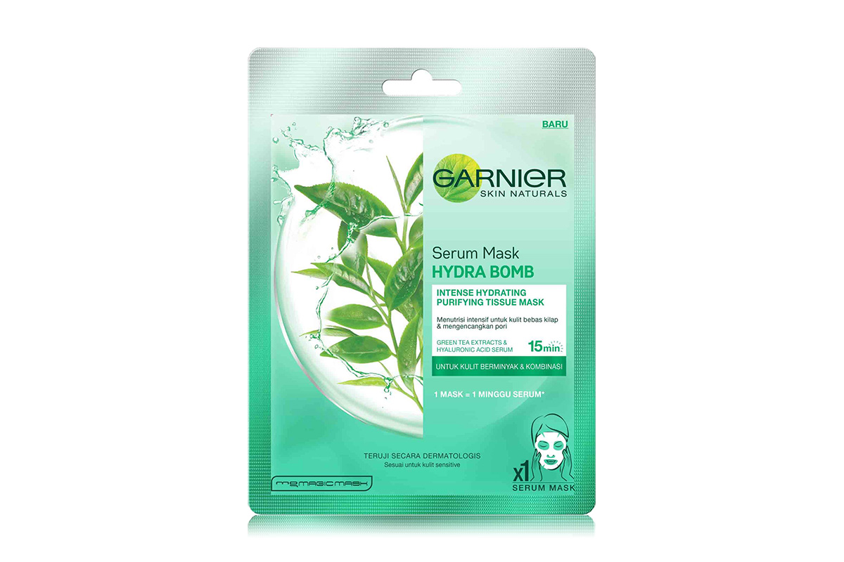 Garnier Serum Mask Hydra Bomb Green Tea