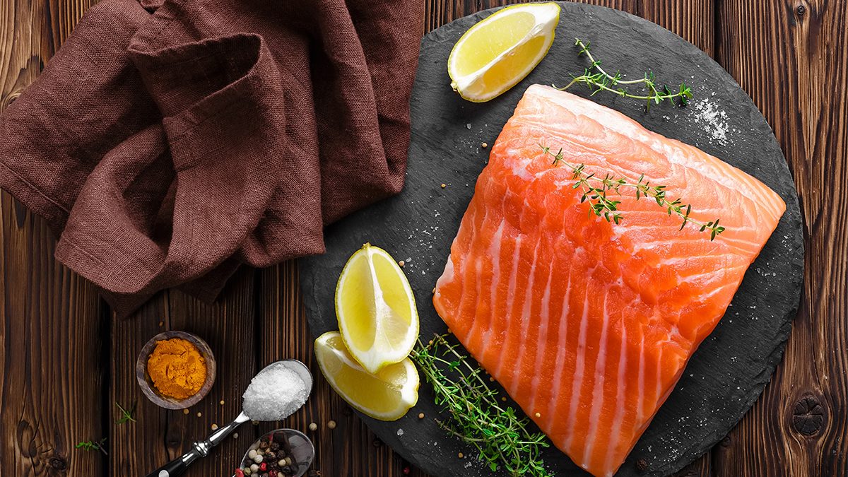 Salmon menambah berat badan