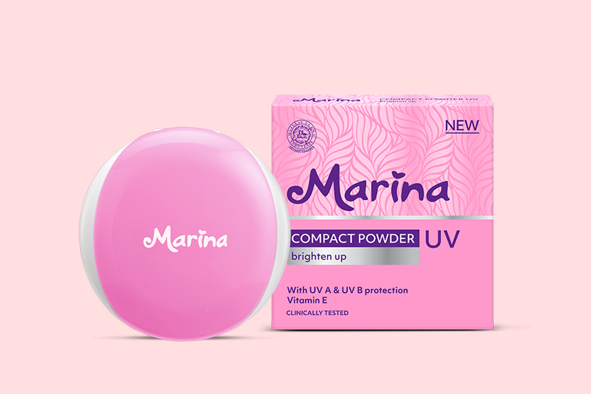 Bedak Marina Compact Powder UV Protection