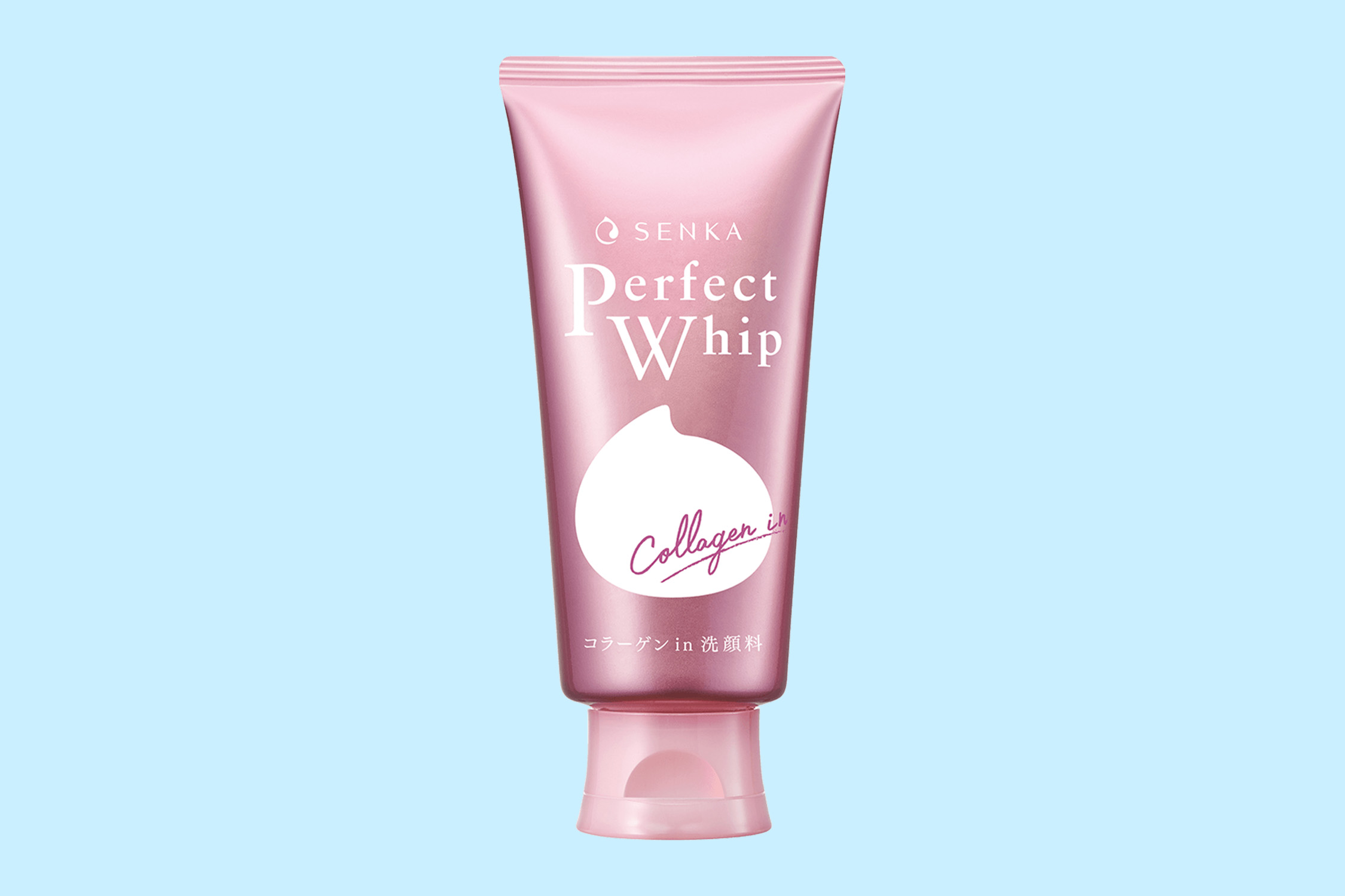 Facial wash untuk kulit kering Senka Perfect Whip Collagen In